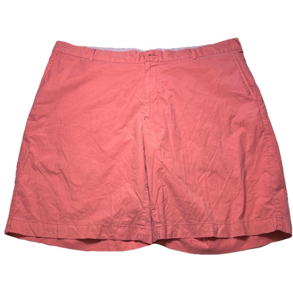 Peter Millar Mens Size 40 Pink Shorts Flat Front Chino Golf Country Club Preppy